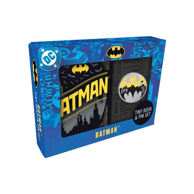 Mini libro y set de pin de Batman de Insight Editions