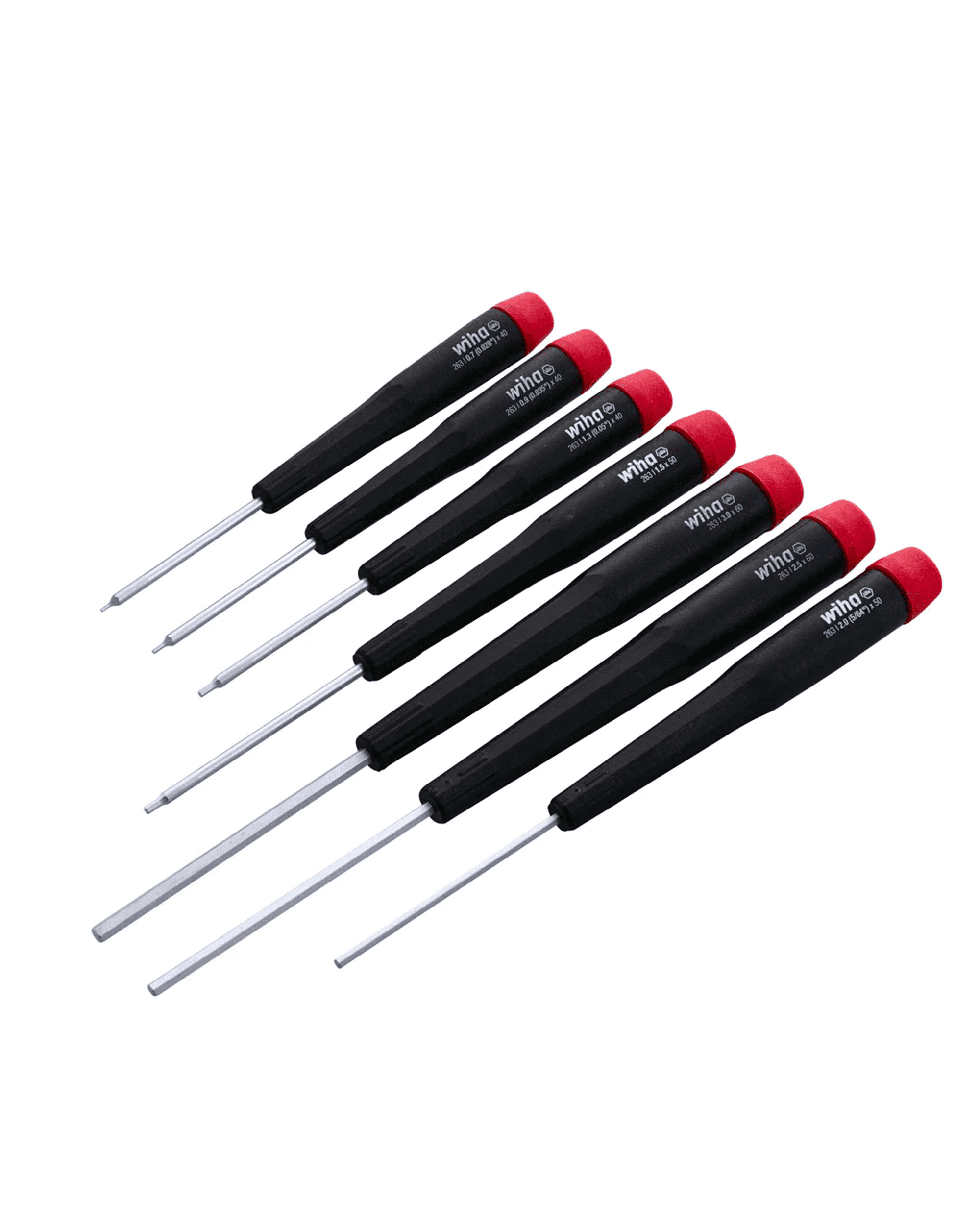 Replacement Wiha 7 Piece Precision Hex Screwdriver Set - Metric