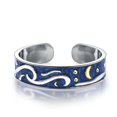 thumbnail image 1 of Anillo de plata 925 Van Gogh, tamaño ajustable, 1 of 3
