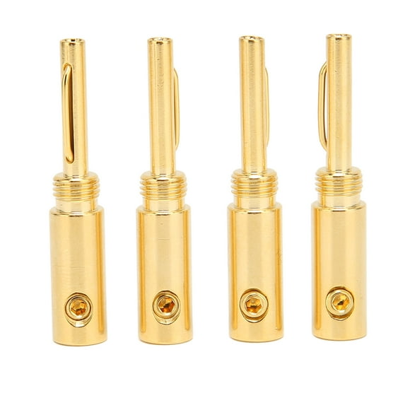 Speaker Wire Plugs, Banana Plug For 4mm Diameter For Home Theater