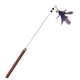 thumbnail image 1 of Baguette à Clochette pour Chat, Jouet Interactif pour Chaton, Plume de Poulet, Jouet d'Entraînement, 1 of 10