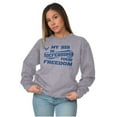 thumbnail image 3 of US Air Force My Sis Defending Freedom Unisex Plus Size Sweatshirt Brisco Brands 2X, 3 of 5