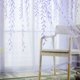 thumbnail image 1 of Cortina de Bolsillo de la Barra de Ventana Transparente Balcón Balcón Drape Cortina de la Ventana Tratamiento Purple, 1 of 7
