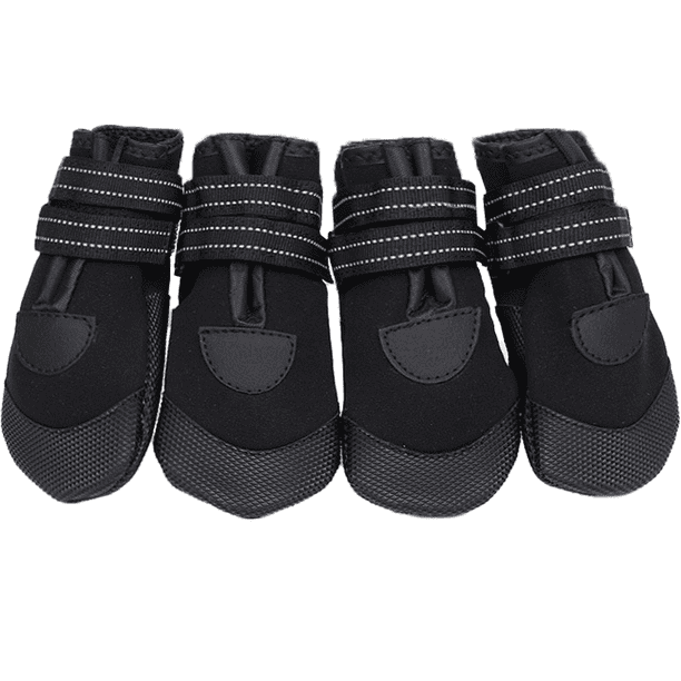 Zapatos impermeables para perros, Protector suave de patas para pavimento caliente, suelas antideslizantes para senderismo y correr, botines de lluvia para perros al aire libre