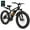 Black, variant on ZDZA Electric Bike for Adults, 1500W Peak E-Mountain Bicycle, 26" Fat Tire 28mph Ebike, 48V 624Wh Removable, 7 Speed and Dual Suspension UL2849 By SGS