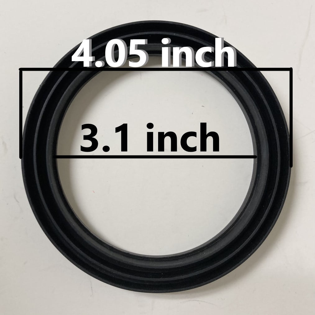 Toilet Flush Valve Rubber Gasket for One Piece Toilets, 3.5 inch Center Hole.