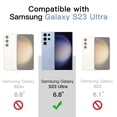thumbnail image 2 of JETech Slim Fit Case for Samsung Galaxy S23 Ultra 5G 6.8-Inch, Soft TPU Thin Protective Phone Cover with Matte Finish, Shockproof (Sky Blue), 2 of 7