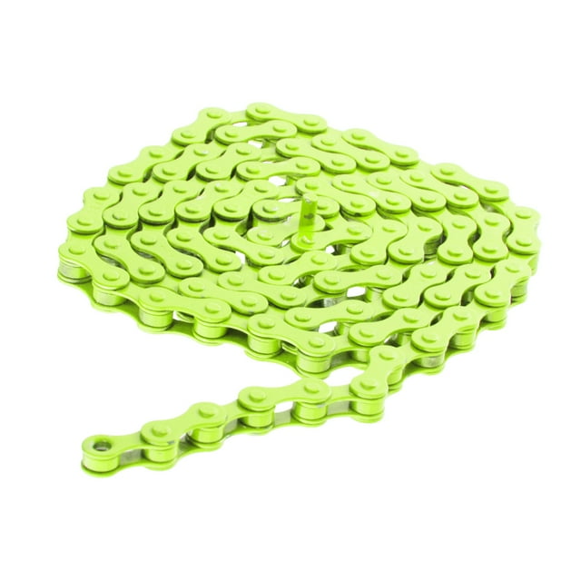 Cadena de Fija Simple Tecnología Anti- Durable Bicicleta BMX 1/2 ''x 1/8'' Amarillo Sunnimix Cadena simple de la bicicleta de la velocidad