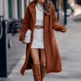thumbnail image 5 of Women's Hooded Long Overcoat Winter Warm Outerwear Open Front Cardigan Style Jacket, 5 of 8
