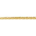 thumbnail image 3 of 14k 4mm Byzantine Chain in 14k Yellow Gold, 3 of 3