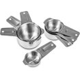 thumbnail image 2 of Set of 7 Heavy Duty Measuring Cups, 18/8 Stainless Steel with Ring Connector, 2 of 5