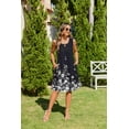 thumbnail image 2 of Zeagoo Women Summer Dress with Pockets Womens Casual T Shirt Dress Sleeveless Tank Dress Loose Shift Dress for Women Crew Neck A Line Dresses, 2 of 5