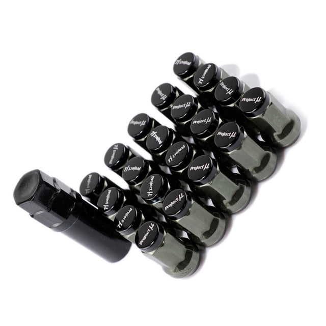 keepw 20 Pieces Car Exterior Wheel Rims Screw Nut Replacement Part Vehicle Mounted Screws Bolts Stud Automotive Accessory Black
