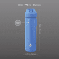 thumbnail image 5 of TAL Stainless Steel Ranger Water Bottle with Easy Sip Straw 26 fl oz, Purple, 5 of 9