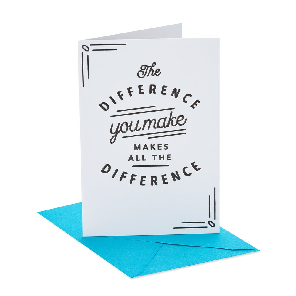 American Greetings Thank you Greeting Cards with Envelope, 0.02" x 5