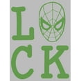 thumbnail image 2 of Girl's Marvel Spider-Man St. Patrick's Day Spidey Luck  Graphic Tee Athletic Heather X Small, 2 of 5