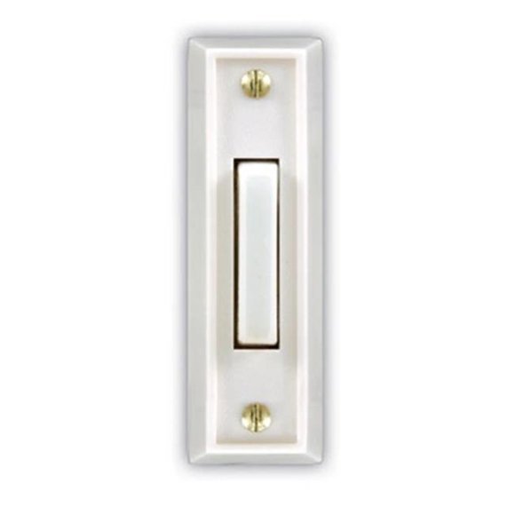 Sonnette Filaire Bouton-Poussoir, Lumière LED, Blanc - 18000092