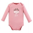 thumbnail image 6 of Touched by Nature Infant Girl Organic Cotton Long-Sleeve Bodysuits, Girl Woodland, 12-18 Months, 6 of 7