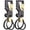 Black Gold, variant on Tactical EDC Carabiner Keychain with Bottle Opener, Multi-purpose Auto Key Ring Holder