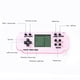 thumbnail image 3 of Juegos Portátil Mini Consola De Juegos Retro Consola De Juegos De Píxeles Retro Clásica Regalo Para Niños Adultos Eigraketly HA046281-02, 3 of 6