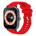 thumbnail image 1 of Smartwatch 1.81 Ip67 Bt Android/ios Bocina Y Mic Nsw-201bkrd Color de la caja Blanco Color de la correa Rojo Color del bisel Negro Diseño de la correa Milanese, 1 of 4