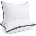thumbnail image 1 of Pillows Queen Size Hotel Quality Cooling Down Alternative Gusseted Bed Pillows for Side Back or Stomach Sleepers Soft and Supportive for Sleeping Machine Washable, 1 of 9
