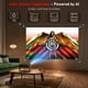 thumbnail image 3 of [Ultra-Slim 1.9 pulgadas | Licencia de Netflix | AI Auto Focus | Soporte de 360°] Mini proyector inteligente con WiFi 6 y Bluetooth, Netflix/YouTube/Disney+/Hulu, proyector de película DBPOWER N5 para, 3 of 5
