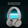 thumbnail image 6 of RFUGUG Bluetooth 5.1 Wireless Over-Ear Headphones - Gaming & Chat Optimized, HD Voice, Active Noise Cancellation for Sports, Fitness and Leisure Music Enjoyment, 6 of 7