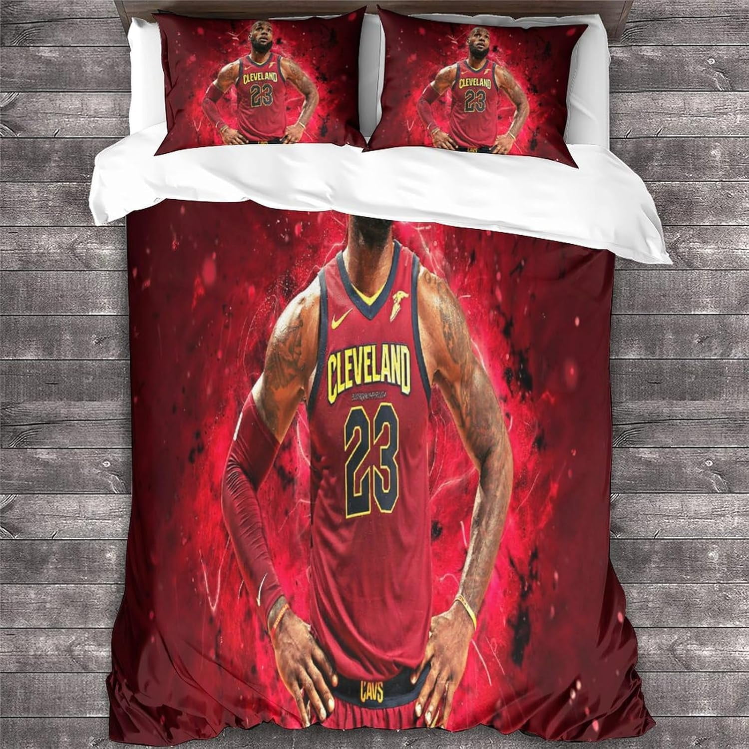 Red Vine Lebron James Pizza Locations Lebron James 3D Bedding Set