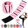 thumbnail image 1 of Pesas para tobillo y muñeca para mujer, juego de 2, brazaletes con peso de silicona ajustables, pulsera de peso con tiras ultraduraderas, 4 libras para yoga, pilates, barra, caminar, entrenamiento de, 1 of 7