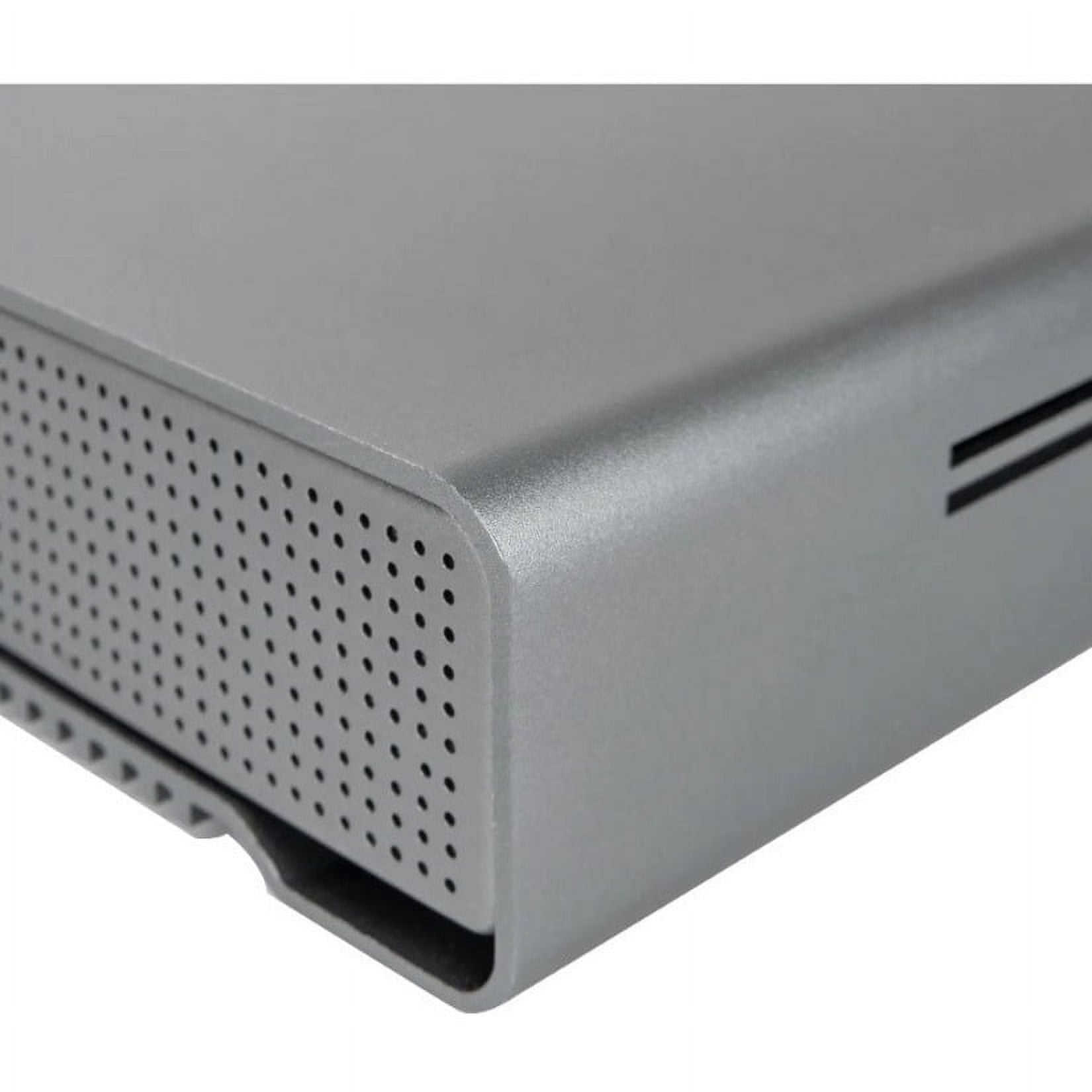 Rocstor Rocpro D90 10 TB Desktop Rugged Hard Drive - 3.5" External - SATA [SATA/600] - Aluminum Gray (g35113-a1)