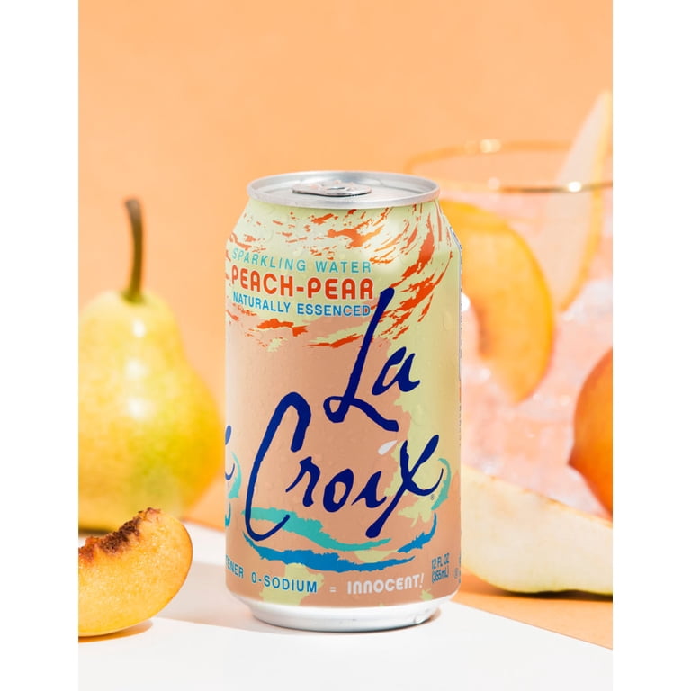 LaCroix Peach-Pear Sparkling Water, 12 fl oz, 24 Pack photo 3