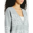 thumbnail image 4 of No Boundaries Button-Front Cardigan, Women's, 4 of 5