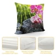 thumbnail image 4 of Orinice Orchid Graphic Decorative Cushion Throw Pillow Cover for Home, Couch, Living Room, Bed, Sofa - Pillowcase for Men, Women, Boys, Girls - Durable Material - 1PC Pack 18x18in, 4 of 5