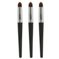 thumbnail image 1 of 3 pinceles correctores de cabeza redonda de pelo suave, pinceles iluminadores profesionales para maquilladores principiantes., 1 of 14