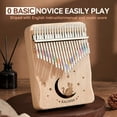 thumbnail image 5 of 21-Key Thumb Piano Kalimba Beginner-Friendly Finger Piano for Girls, Easy-to-Learn Birthday Gift Musical Instrument, 5 of 17