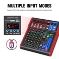 thumbnail image 4 of High sound quality! D Debra Audio Pro Portable Recording Mixer Audio With USB 99 DSP Digital Effects For DJ Mixer Console Karaoke Recording Studio (SI-6UX (6 Channel)), 4 of 13