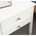 thumbnail image 3 of Maydear Bamboo Nightstands Set of 2, Modern Bedside Table with Drawer, Minimalist and Practical Sofa Side Table End Table for Bedroom, Living Room, White, 3 of 7