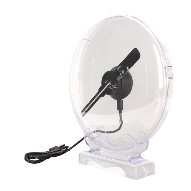 Fan Del Holograma 3D, Tarjeta De Memoria De La Ayuda Proyector Del Holograma 3D WiFi Teledirigido Para Los Supermercados