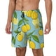 thumbnail image 1 of Balery Lemon Bañador para hombre, shorts de playa de secado rápido con entrepierna y forro de compresión-Small, 1 of 6