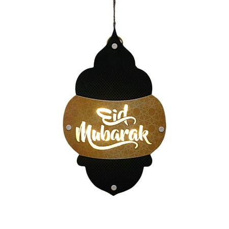 

Hadanceo Front Door Sign Creative Shape Smooth Edge Battery-Powered Hanging Hole Design Exquisite Pattern Holiday Party LED Wooden Pendant Wall Art Decor for Home