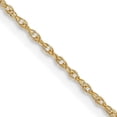 thumbnail image 2 of Avariah Diamonds Solid 10k Yellow Gold 0.9mm Carded Cable Rope Chain - 24", 2 of 9