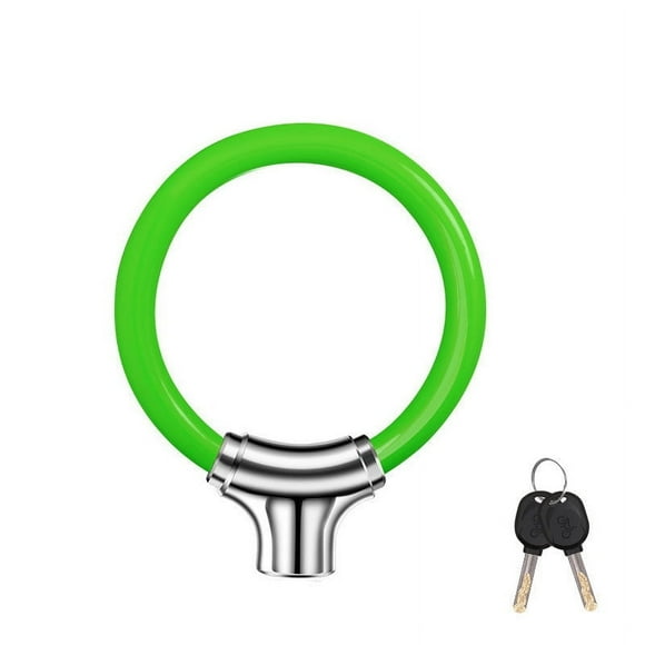 Candado de Cable de Acero para Bicicleta | Seguridad Portátil Antirrobo sin Llave para Bicicletas de Montaña y de Ruta - Construcción Duradera de Aleación de Aluminio y PVC | Diseño Ligero y