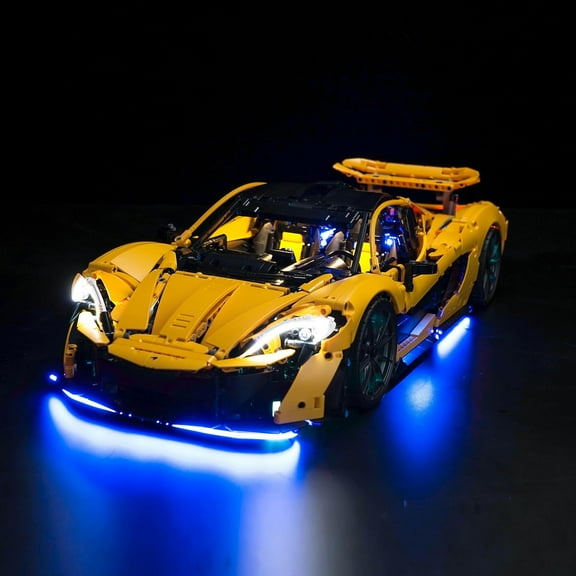 Upgraded Led Light Kit for Lego Technic McLaren P1 Building Set, Compatible with Lego 42172 (Model Not Included)
