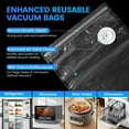 thumbnail image 7 of Vacuum Sealer for Food, Food Sealer Machine, Handheld Compact Vacuum Sealer Machine with 30 Reusable Bags, Visible Water Tank for 5X Fresh Preservation, Ideal for Sous-Vide,Meal Prep,and Food Storage, 7 of 7