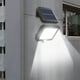 thumbnail image 5 of luces LED solares para exteriores con sensor de movimiento, reflector LED impermeable IP65, 56 LED 6500 K, luz de pared de seguridad solar con cable de 16.5 pies para jardín, porche, patio, 5 of 5