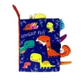 thumbnail image 2 of Libro suave con tema de animales para padres y hijos, libro interactivo arrugado, juguete sonajero para cochecito, juguetes para bebés recién CUTICAT libros para niños juguetes de aprendizaje, 2 of 8