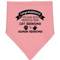 thumbnail image 2 of Inktastic Congratulations Promoted from Cat Grandma to Human Grandma Baby Bandana Bib, 2 of 4