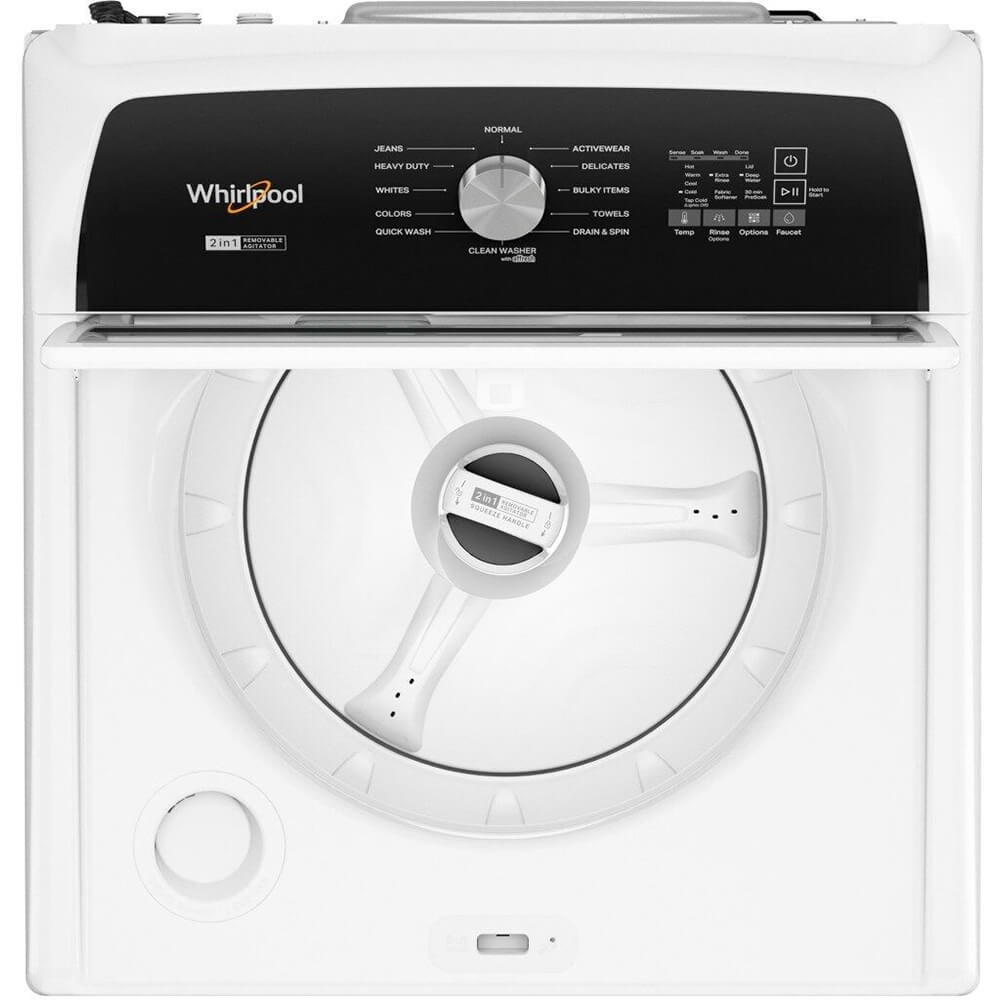 Whirlpool WTW5057LW 4.7 - 4.8 Cu. ft. Top Load Washer w/ Removable Agitator