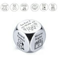 thumbnail image 5 of Fun Stainless Steel Dice Christmas Sock Gift Anniversary Birthday Present for Boyfriend Girlfriend Husband Wife Friend Valentine's Day 2Pcs, 5 of 11